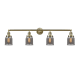 A thumbnail of the Innovations Lighting 215-10-42 Bell Vanity Antique Brass / Plated Smoke