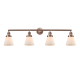 A thumbnail of the Innovations Lighting 215-S Small Cone Antique Copper / Matte White Cased