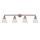 A thumbnail of the Innovations Lighting 215-S Small Cone Antique Copper / Clear