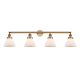 A thumbnail of the Innovations Lighting 215 Large Cone Brushed Brass / Matte White Cased