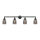 A thumbnail of the Innovations Lighting 215-10-42 Bell Vanity Matte Black / Plated Smoke