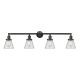 A thumbnail of the Innovations Lighting 215-10-42 Cone Vanity Matte Black / Clear