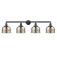 A thumbnail of the Innovations Lighting 215-12-45 Bell Vanity Matte Black / Silver Plated Mercury