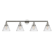 A thumbnail of the Innovations Lighting 215 Large Cone Polished Nickel / Clear