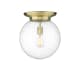 A thumbnail of the Innovations Lighting 221-1F-16-14 Beacon Flush Antique Brass / Seedy
