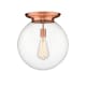 A thumbnail of the Innovations Lighting 221-1F-18-16 Beacon Flush Antique Copper / Clear
