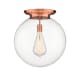 A thumbnail of the Innovations Lighting 221-1F-20-18 Beacon Flush Antique Copper / Clear