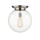 A thumbnail of the Innovations Lighting 221-1F-18-16 Beacon Flush Polished Nickel / Clear