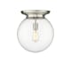 A thumbnail of the Innovations Lighting 221-1F-16-14 Beacon Flush Satin Nickel / Clear