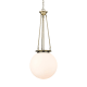 A thumbnail of the Innovations Lighting 221-1P-40-16 Beacon Pendant Antique Brass / Matte White