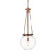 A thumbnail of the Innovations Lighting 221-1P-38-14 Beacon Pendant Antique Copper / Clear