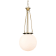 A thumbnail of the Innovations Lighting 221-1P-40-16 Beacon Pendant Brushed Brass / Matte White