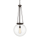 A thumbnail of the Innovations Lighting 221-1P-40-16 Beacon Pendant Oiled Brass / Clear