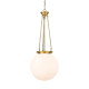 A thumbnail of the Innovations Lighting 221-1P-40-16 Beacon Pendant Satin Gold / Matte White