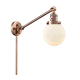 A thumbnail of the Innovations Lighting 237-6 Beacon Antique Copper / Matte White Cased