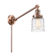 A thumbnail of the Innovations Lighting 237-25-8 Bell Sconce Antique Copper / Deco Swirl