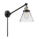 A thumbnail of the Innovations Lighting 237 Large Cone Black / Antique Brass / Clear