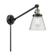 A thumbnail of the Innovations Lighting 237 Small Cone Black / Antique Brass / Seedy