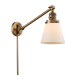 A thumbnail of the Innovations Lighting 237 Small Cone Brushed Brass / Matte White