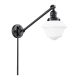 A thumbnail of the Innovations Lighting 237 Small Oxford Matte Black / Matte White