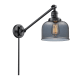 A thumbnail of the Innovations Lighting 237 Large Bell Matte Black / Plated Smoked