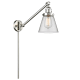A thumbnail of the Innovations Lighting 237 Small Cone Satin Brushed Nickel / Clear