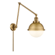 A thumbnail of the Innovations Lighting 238-13-9 Hampden Sconce Brushed Brass / Matte White