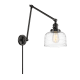 A thumbnail of the Innovations Lighting 238-30-8 Bell Sconce Matte Black / Clear Deco Swirl
