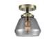 A thumbnail of the Innovations Lighting 284 Fulton Black Antique Brass / Plated Smoke