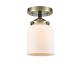 A thumbnail of the Innovations Lighting 284 Small Bell Black Antique Brass / Matte White
