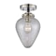 A thumbnail of the Innovations Lighting 284 Geneseo Black Polished Nickel / Clear Crackle