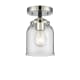 A thumbnail of the Innovations Lighting 284 Small Bell Black Polished Nickel / Clear
