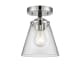 A thumbnail of the Innovations Lighting 284 Small Cone Black Polished Nickel / Clear