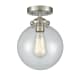 A thumbnail of the Innovations Lighting 284-1C-8 Beacon Brushed Satin Nickel / Clear