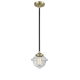 A thumbnail of the Innovations Lighting 284-1S Small Oxford Black Antique Brass / Clear