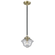 A thumbnail of the Innovations Lighting 284-1S Small Oxford Black Antique Brass / Seedy