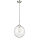 A thumbnail of the Innovations Lighting 284-1S X-Large Beacon Black Polished Nickel / Seedy