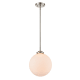 A thumbnail of the Innovations Lighting 284-1S X-Large Beacon Brushed Satin Nickel / Matte White