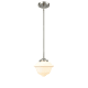 A thumbnail of the Innovations Lighting 284-1S Small Oxford Brushed Satin Nickel / Matte White