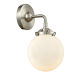 A thumbnail of the Innovations Lighting 284-1W-6 Beacon Brushed Satin Nickel / Gloss White