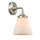 A thumbnail of the Innovations Lighting 284-1W Small Cone Brushed Satin Nickel / Matte White Cased