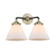 A thumbnail of the Innovations Lighting 284-2W Large Cone Black Antique Brass / Matte White Cased