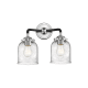 A thumbnail of the Innovations Lighting 284-2W Small Bell Black Polished Nickel / Seedy