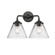 A thumbnail of the Innovations Lighting 284-2W Large Cone Oil Rubbed Bronze / Clear