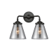 A thumbnail of the Innovations Lighting 284-2W Small Cone Oil Rubbed Bronze / Smoked