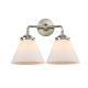 A thumbnail of the Innovations Lighting 284-2W Large Cone Brushed Satin Nickel / Matte White Cased