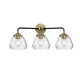 A thumbnail of the Innovations Lighting 284-3W Fulton Black Antique Brass / Clear