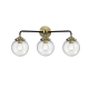 A thumbnail of the Innovations Lighting 284-3W-6 Beacon Black Antique Brass / Seedy Globe