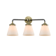 A thumbnail of the Innovations Lighting 284-3W Small Cone Black Antique Brass / Matte White Cased