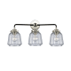 A thumbnail of the Innovations Lighting 284-3W Chatham Black Polished Nickel / Clear
